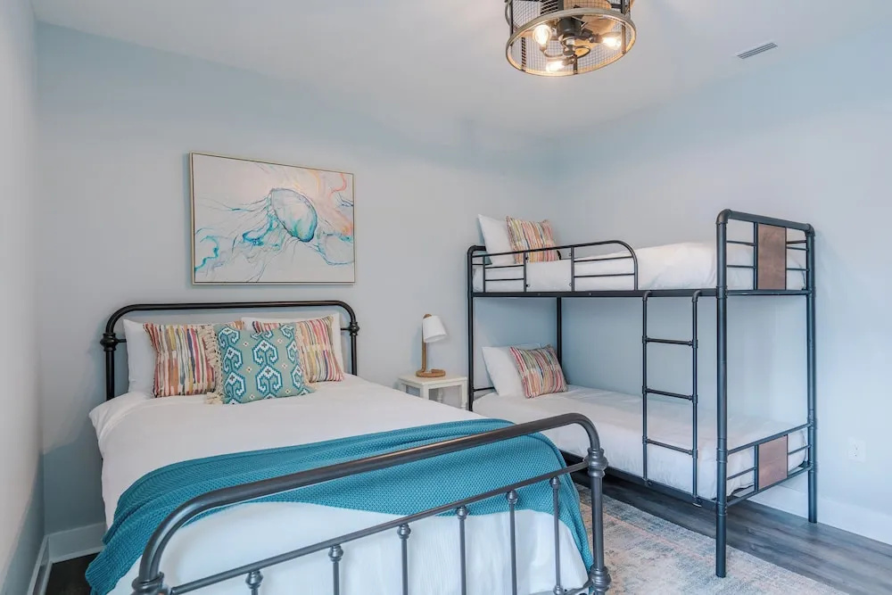 photo 1 of Pet Friendly + Private Pool; Amazing Fenced Backyard, 5 Min Walk to Beach!