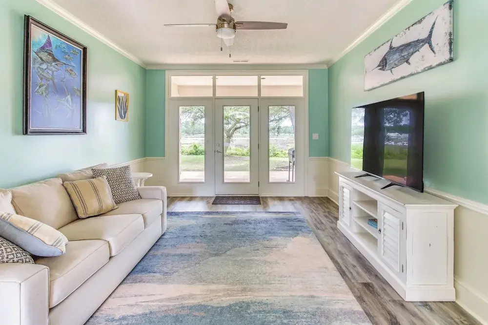 photo 1 of Walk to Marina: Pet-friendly Little River Home!