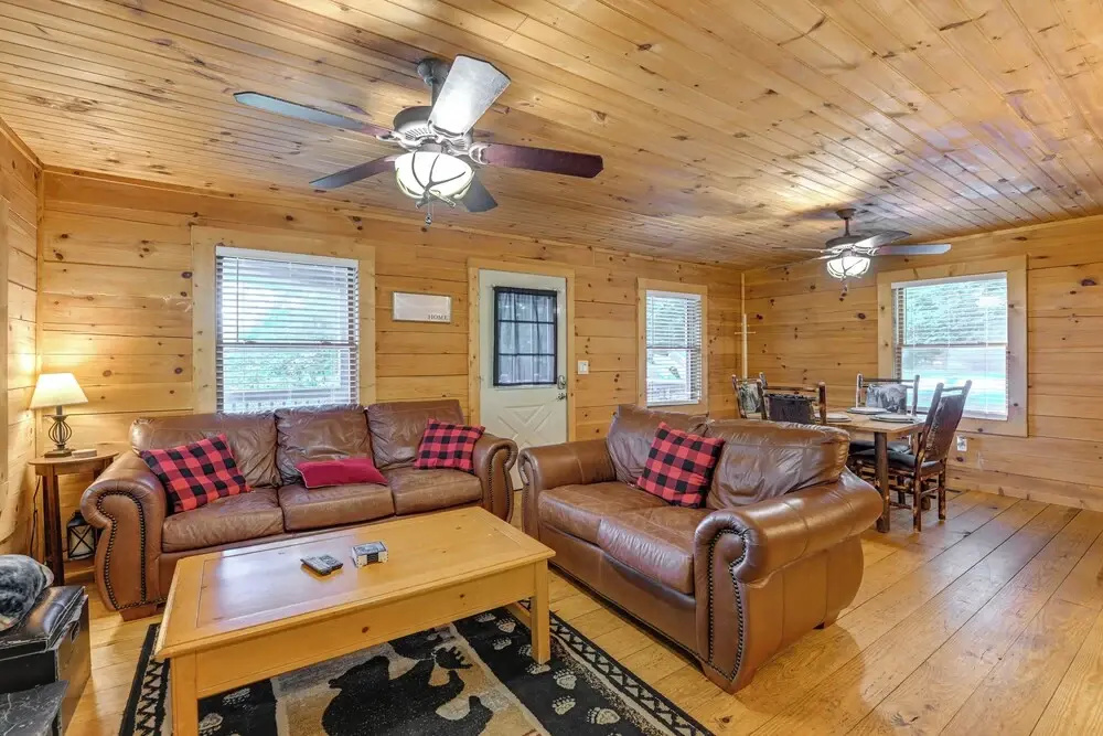 photo 1 of Pet-friendly Bryson City Cabin w/ Fire Pit + Deck!