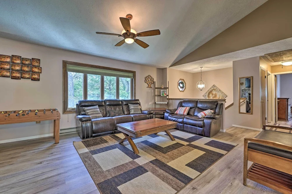 photo 1 of 3 Mi to Kalahari: Pocono Mountain Home w/ Fire Pit