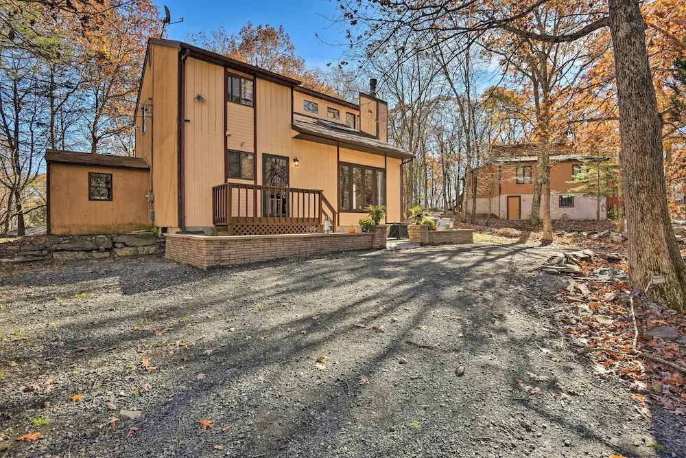 photo 1 of Poconos Vacation Rental w/ Pool Access & Hot Tub!