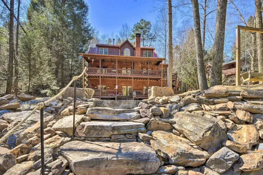 photo 1 of Private Cartecay River Home w/ Hot Tub & Game Room