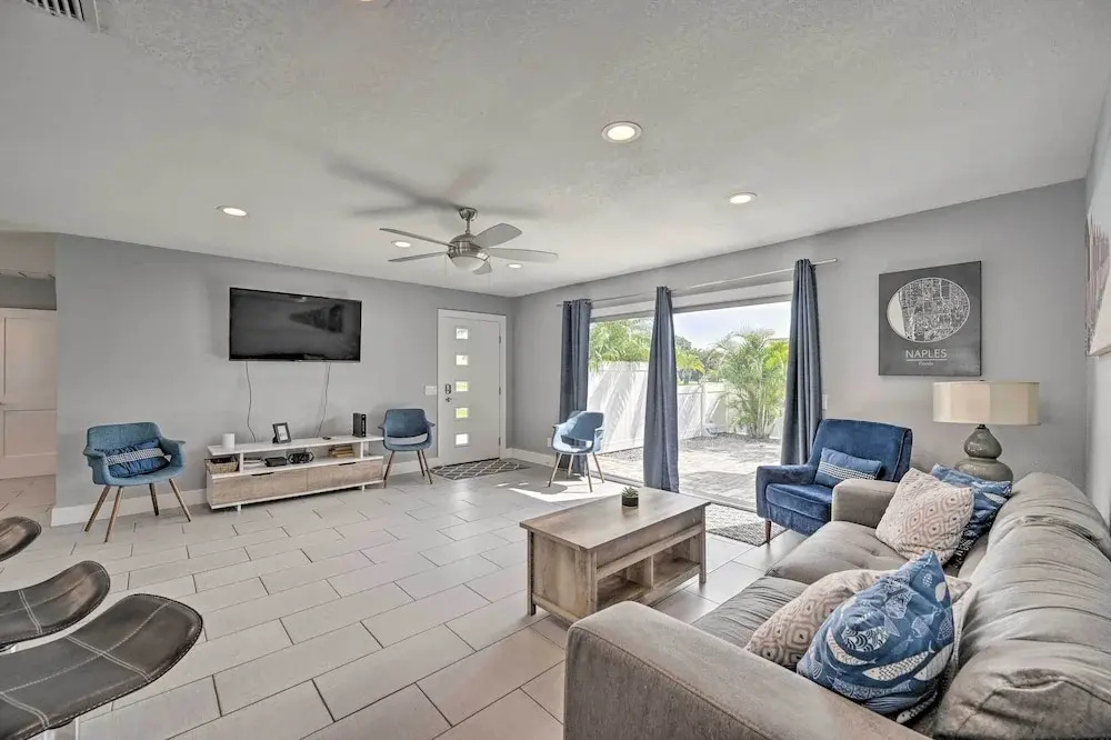 photo 1 of Remodeled Naples Getaway w/ Pool ~ 1 Mi to Beach!
