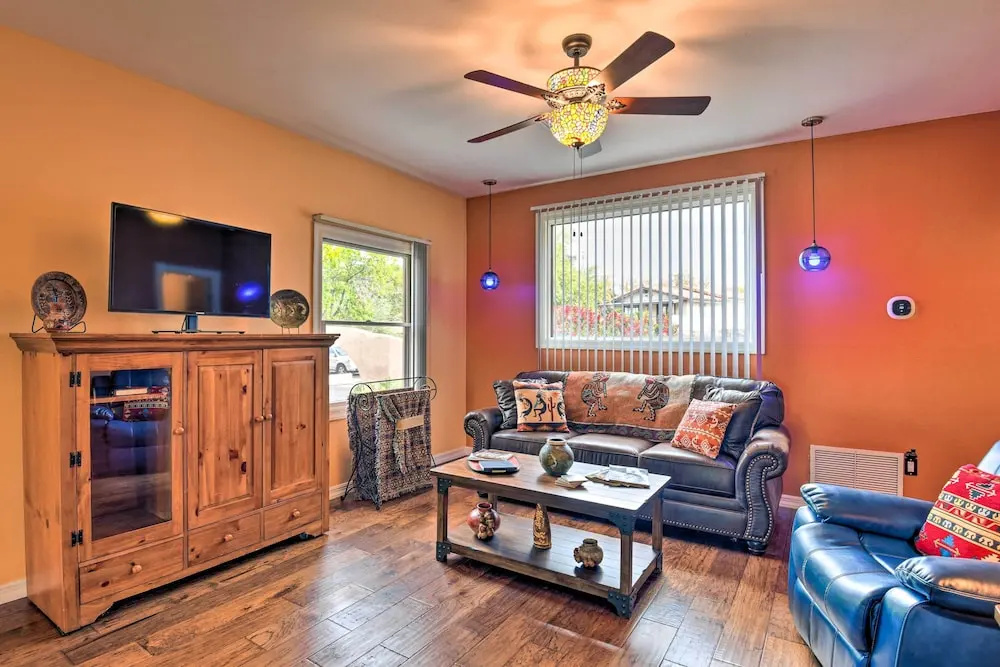 photo 1 of Shared Backyard & Hot Tub: Restful Mesa Retreat!