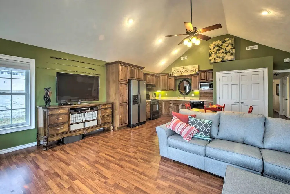 photo 1 of Riverfront Arkansas Retreat Near Fishing & Hiking!