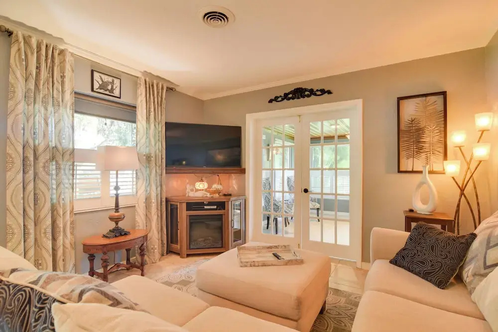 photo 1 of Riverfront Getaway w/ Hot Tub & Game Room!