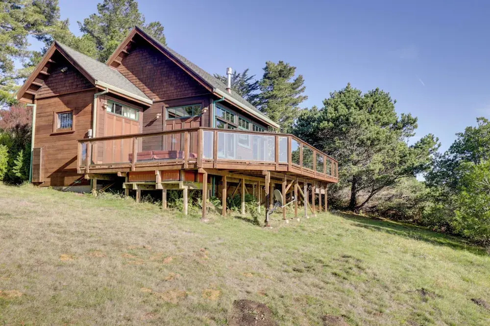 photo 1 of Romantic Ridgetop Escape w/ Hot Tub Near Mendocino
