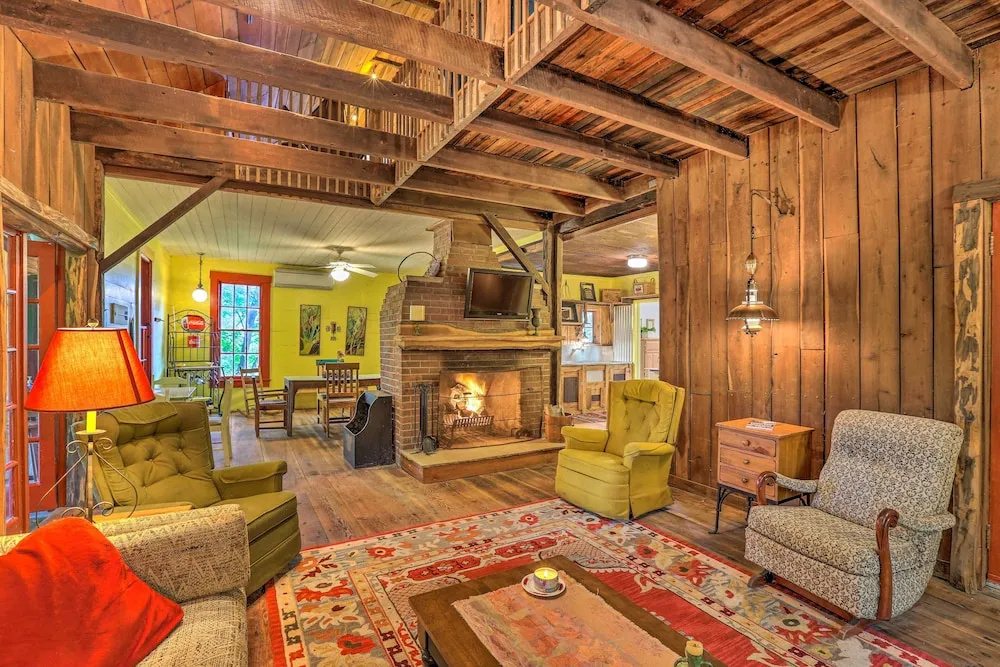 photo 1 of Rustic Cabin in the Woods: 2-acre Fishing Pond!