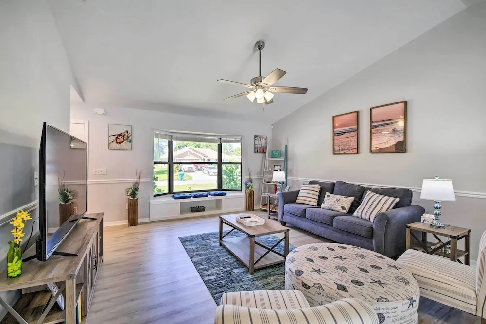 photo 1 of Bright Sebastian Home w/ Pool ~ 7 Mi to Beach!