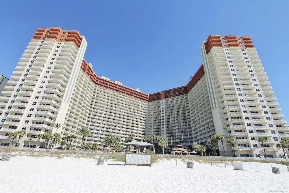 photo 1 of Shores Of Panama 821-2 Bd/3ba, Sleeps 8! Updated, No Carpet! Free Fun! 2 Bedroom Condo by RedAwning