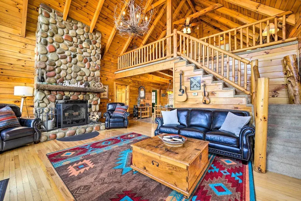 photo 1 of Smoky Mountain Cabin Rental w/ Hot Tub + Fire Pit!