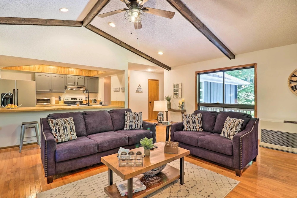 photo 1 of Smoky Mountain Retreat w/ Games, Fire Pit & Patio!