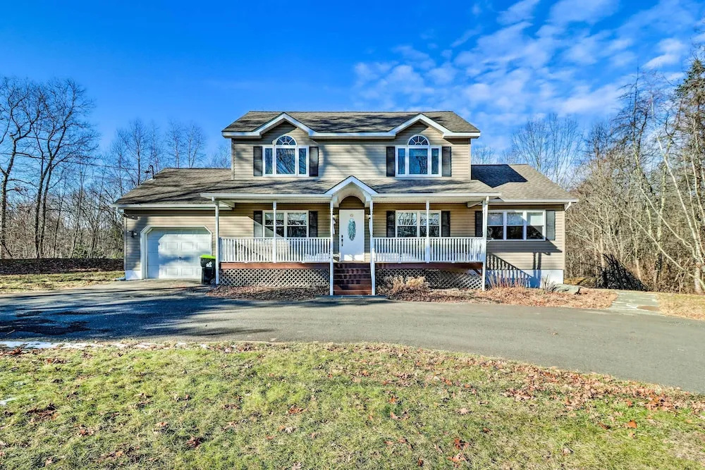 photo 1 of Spacious East Stroudsburg House: Game Room & Yard!