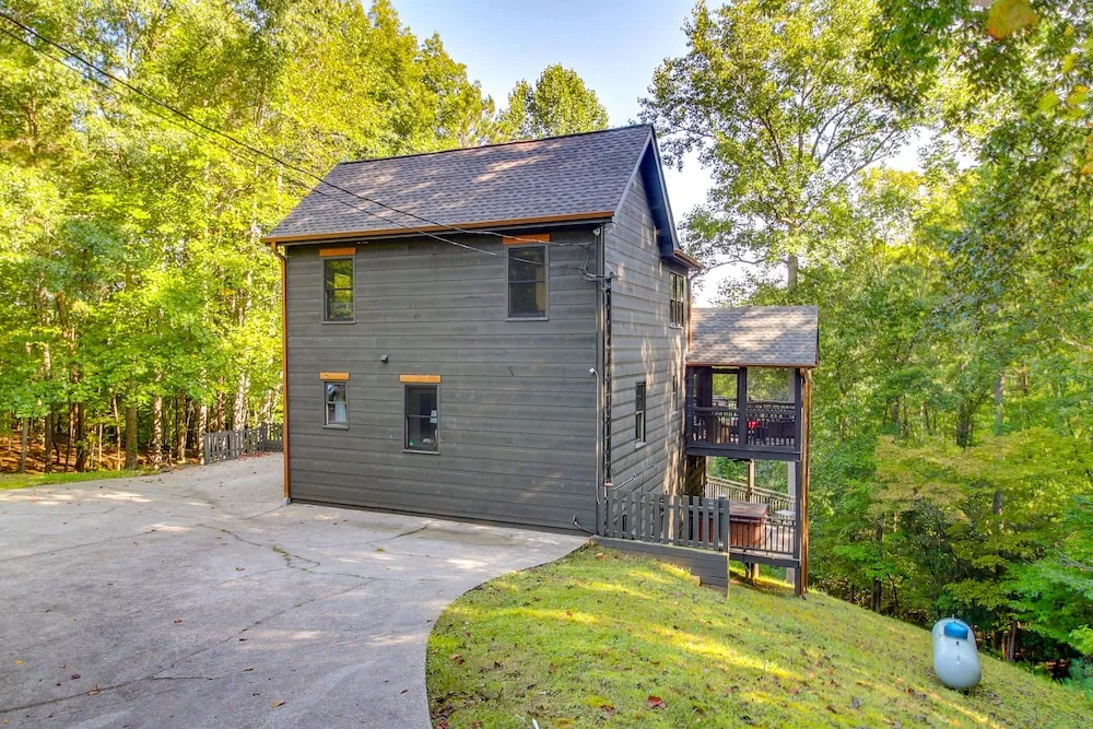 photo 1 of Spacious Ellijay Resort Home w/ Hot Tub!