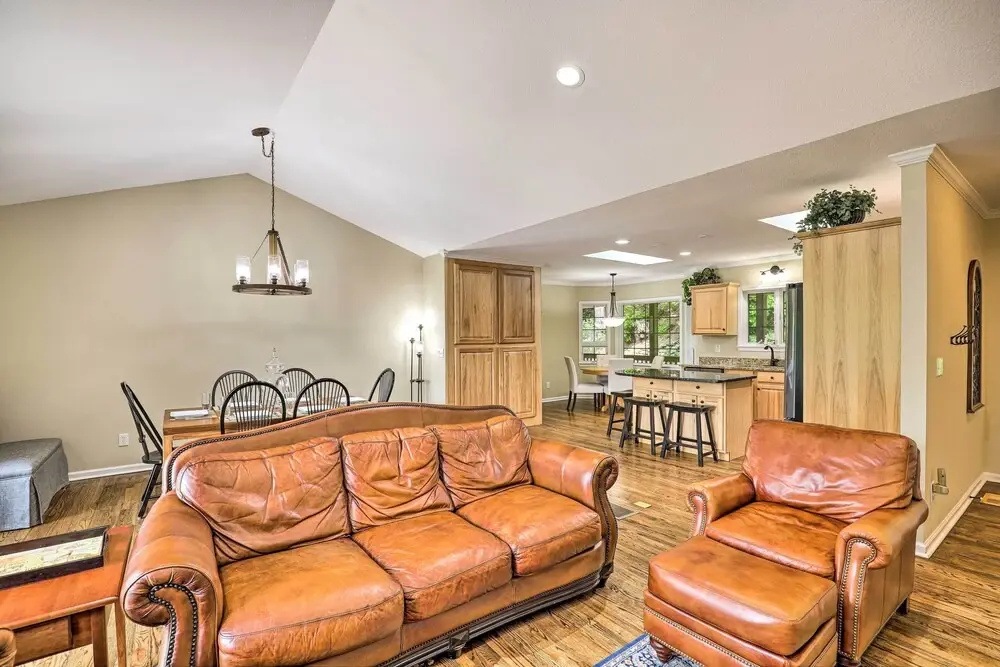 photo 1 of North Carolina Home w/ Game Room, Deck & Fire Pit