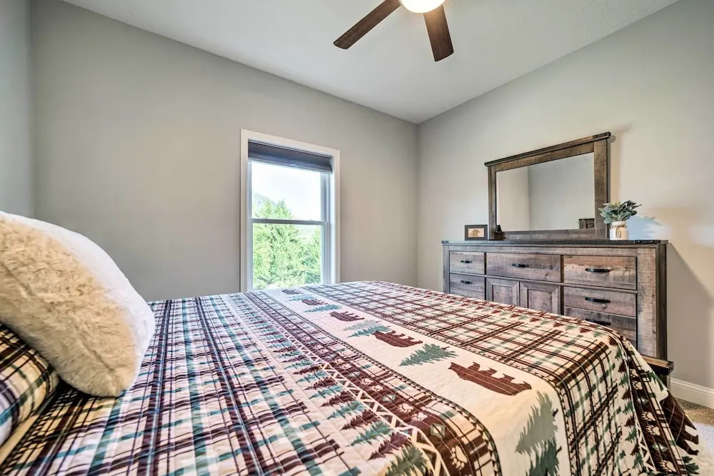 photo 1 of Striking Waynesville Home w/ Mtn Views & Deck