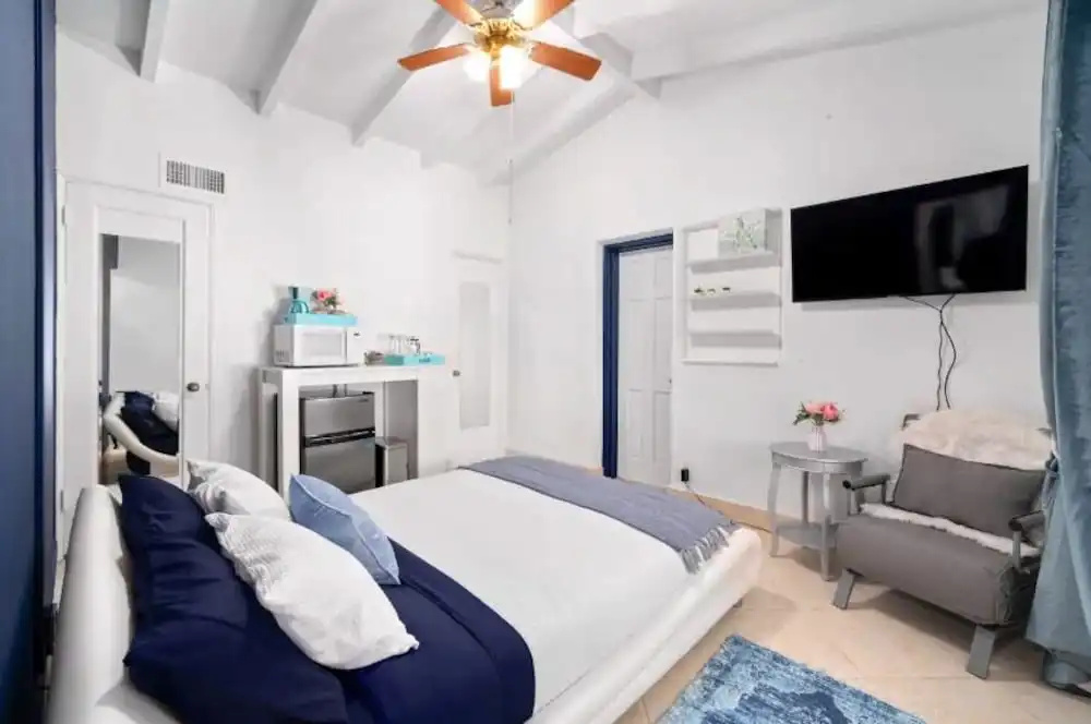 photo 1 of Studio On The Sand! Wake Up To The Waves/30day Min Studio Bedroom Home