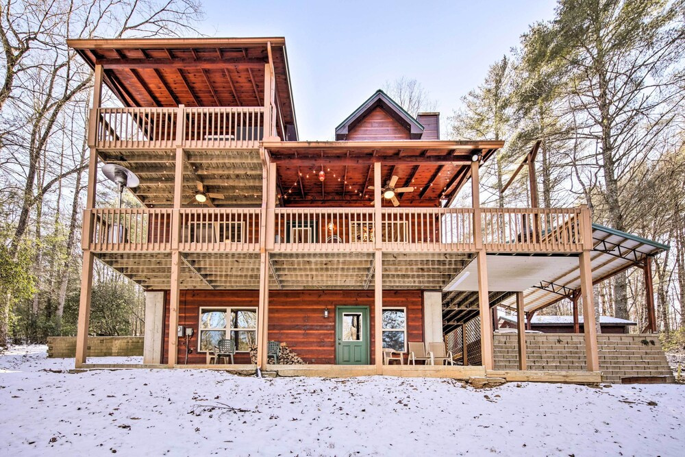 photo 1 of Stunning Blue Ridge Retreat w/ River Access!
