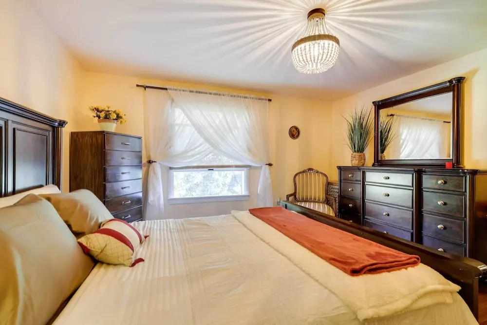 photo 1 of Luxe Lake House w/ Private Beach in Pocono Summit