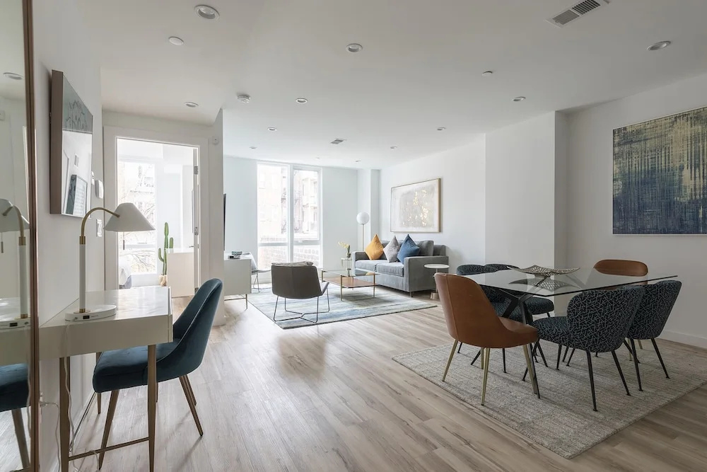 photo 1 of Stylish 3BR Retreat w Private Deck Near NYC