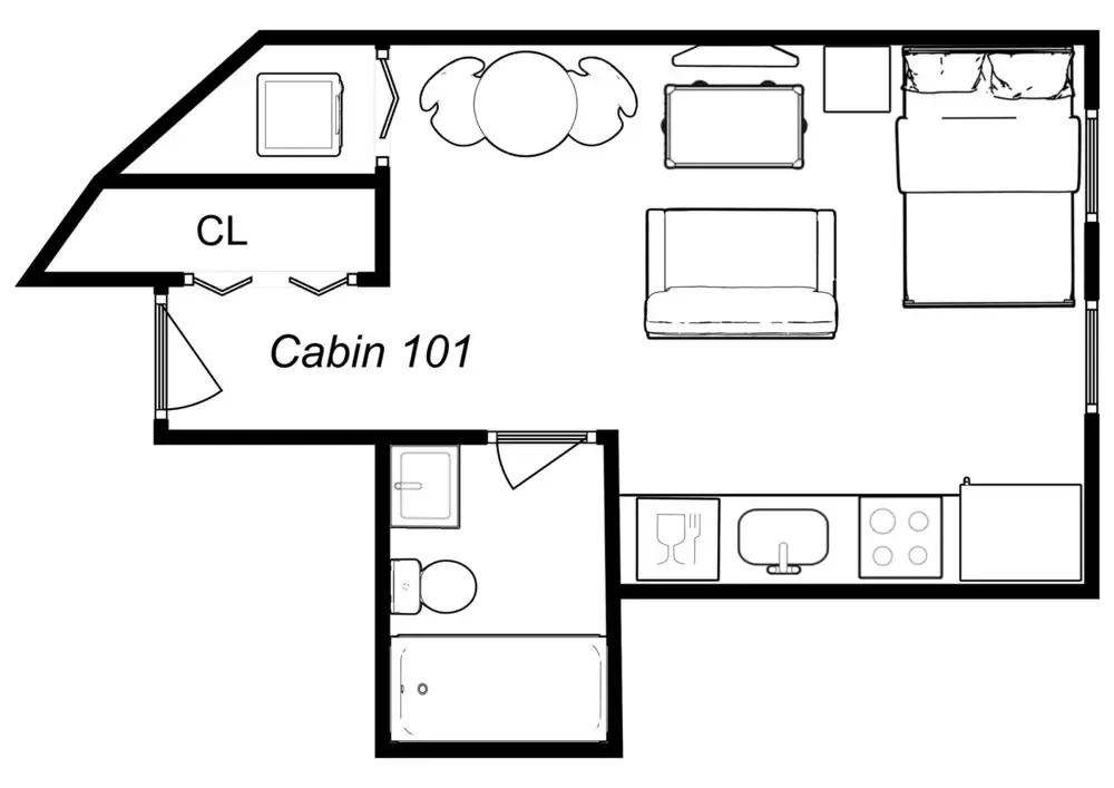 photo 1 of Ground Floor Studios in Chicago by 747 Lofts