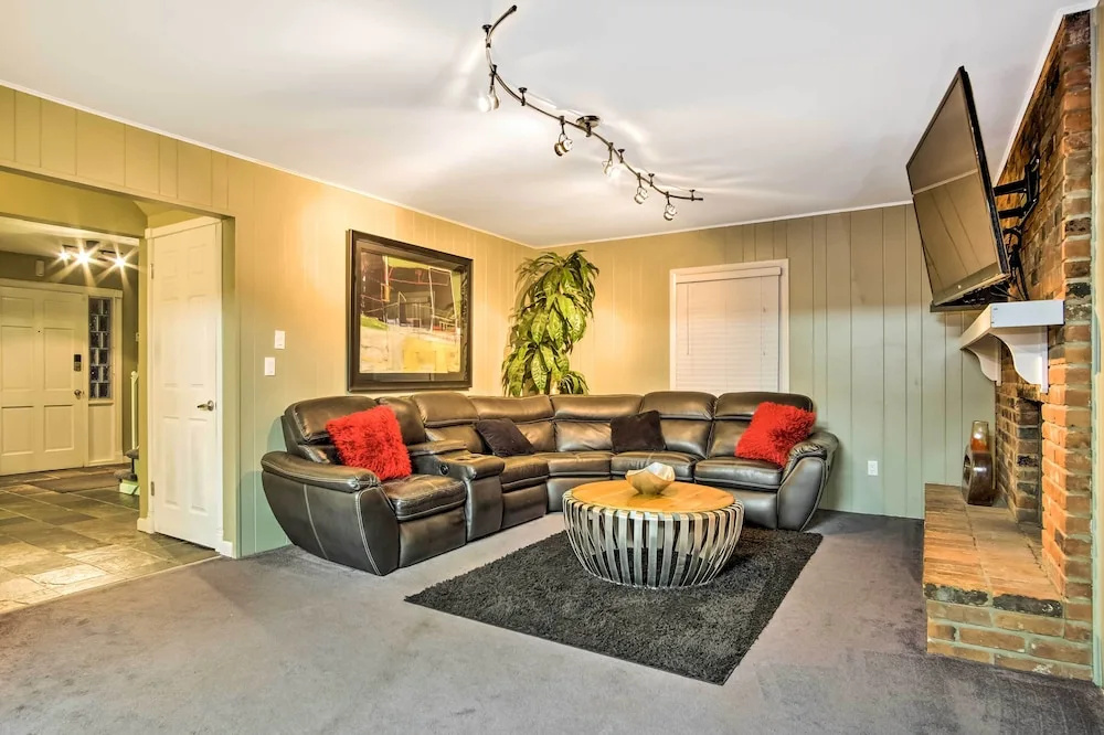 photo 1 of Suburban Detroit Home w/ Porch, Yard & Fire Pit!
