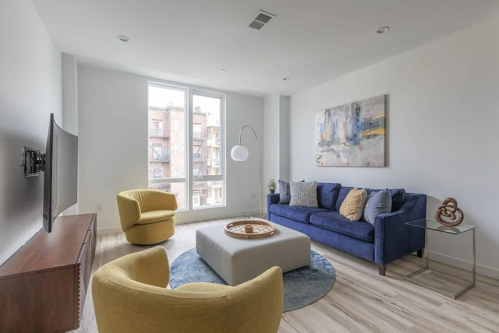 photo 1 of Sun-kissed 3BR Loft With Patio Minutes to NYC
