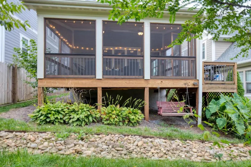 photo 1 of Covered Deck + Firepit Black Mountain Retreat Sweetgum by Avantstay