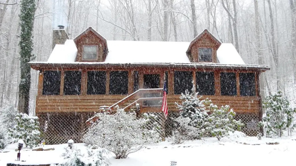 photo 1 of The Mountain Forager Cabin, Whitewater Rafting, Polar Express, Hot Tub, Home Gym