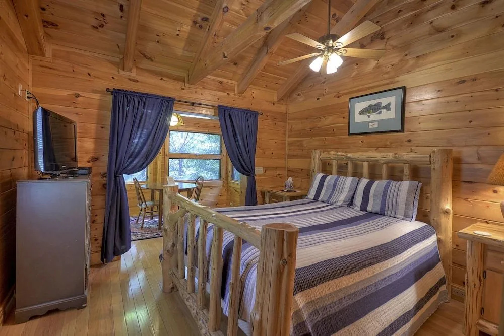photo 1 of Thunder Falls- Cabin Perched Over 10ft Waterfalls!