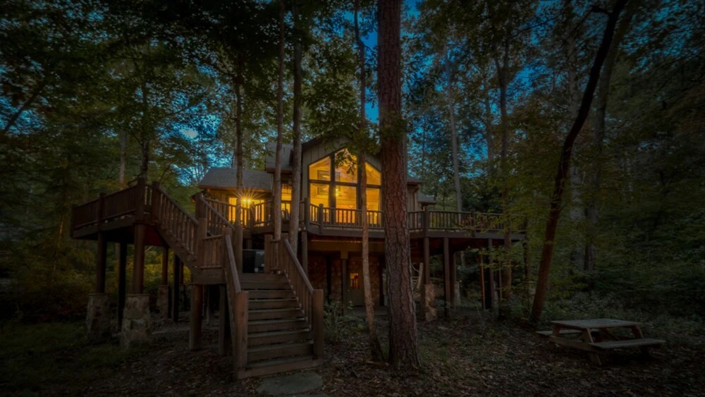 photo 1 of Treehouse on the Rapids by Escape to Blue Ridge