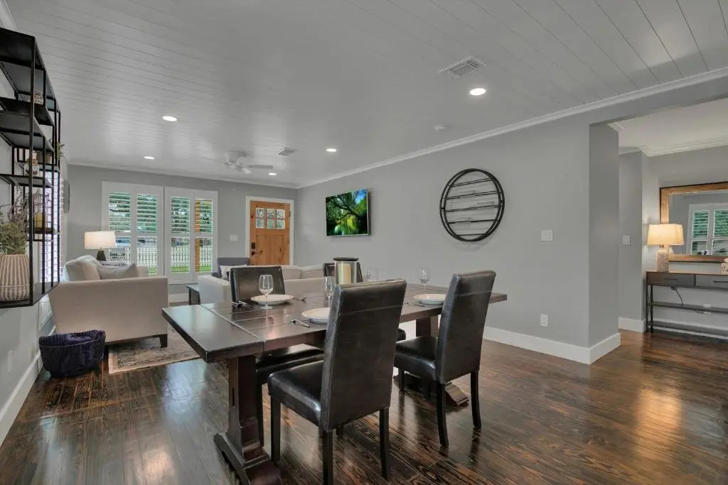 photo 1 of Upscale Home With Pool and Firepit - Close to Mercer St!