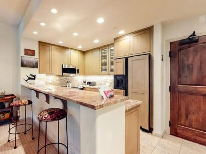 photo 1 of Upscale Ski in, Ski out 1 Bedroom Mountain Vacation Rental With Access to Outdoor Heated Pool, Hot Tubs, and Private Ski Lockers