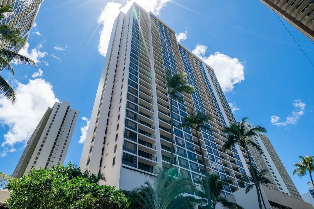 photo 1 of Deluxe Ocean and City View Waikiki Banyan Condo, Free Parking & Wi-Fi