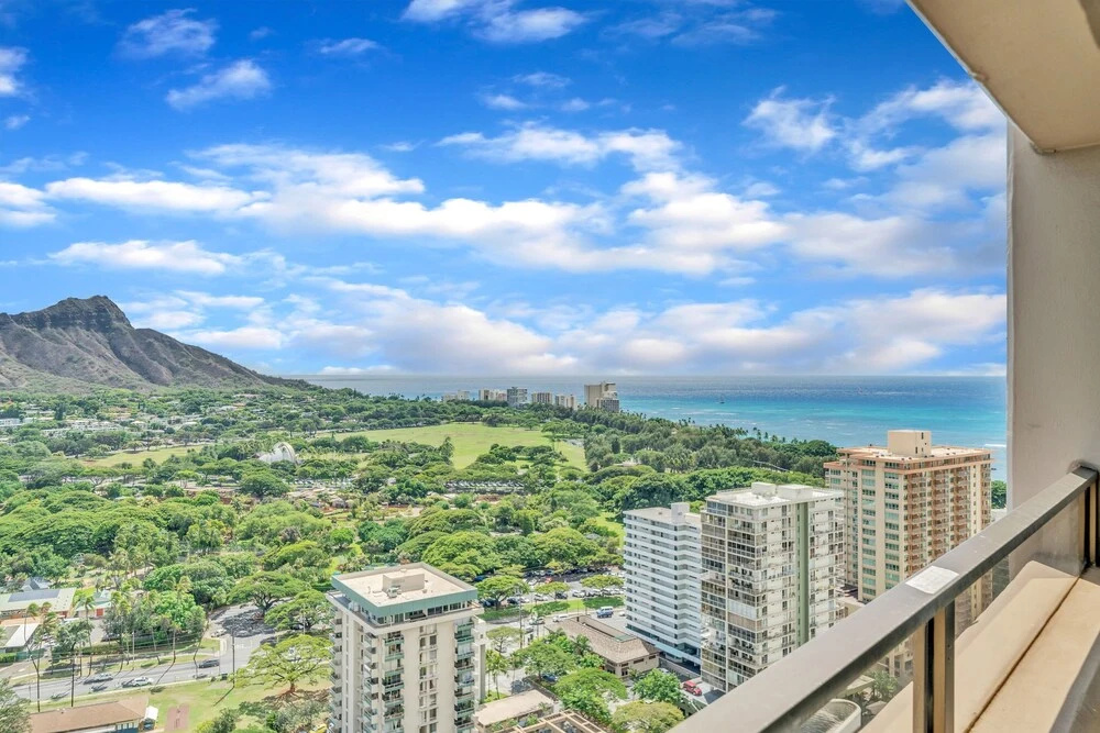 photo 1 of Spectacular Ocean & Diamond Head View 2 Bedroom Condo w/ Free Parking! by Koko Resort Vacation Rentals