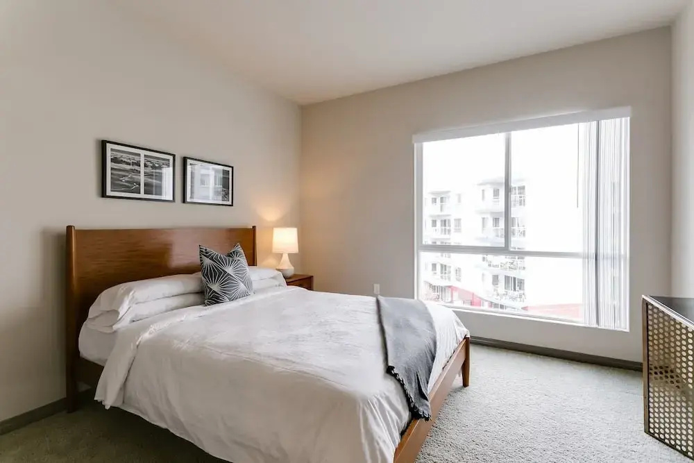 photo 1 of Walk to Beach 2-bdrm w/ Pool, Gym, Rooftop Lounge