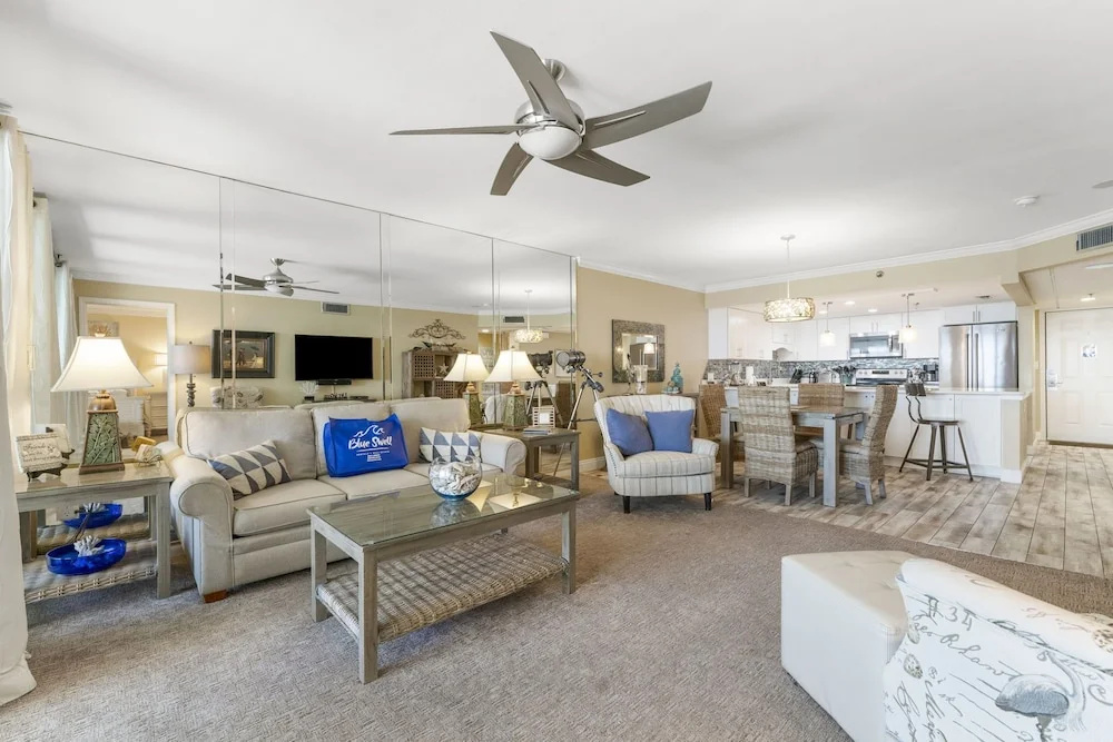 photo 1 of Stunning 2/2 Designer Condo w Coastal Appeal Right on the Gulf!
