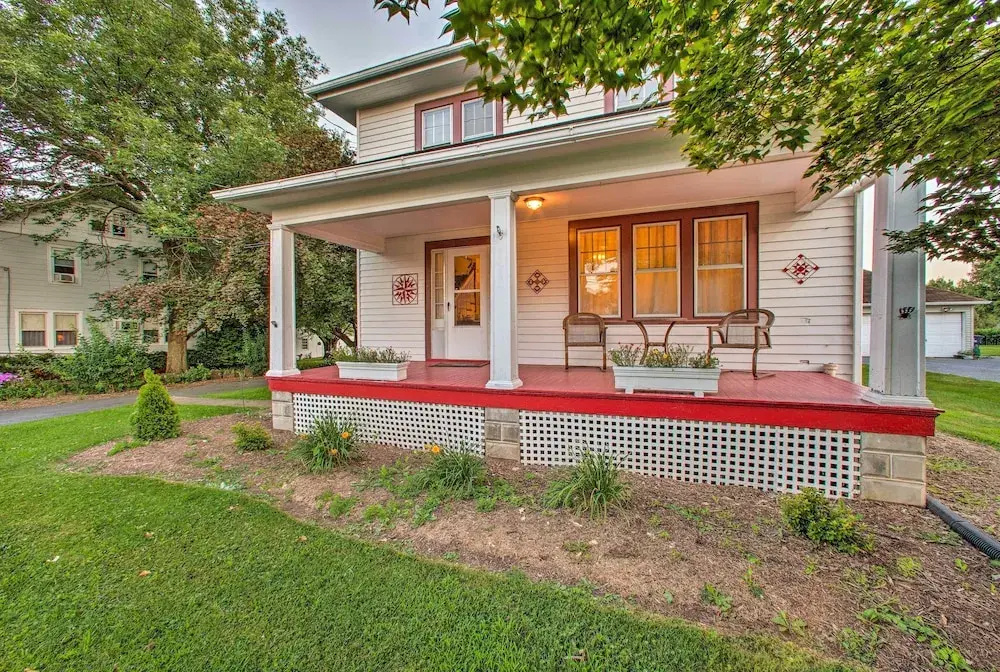 photo 1 of Whimsical Lancaster House w/ Porch Near Amish Farm