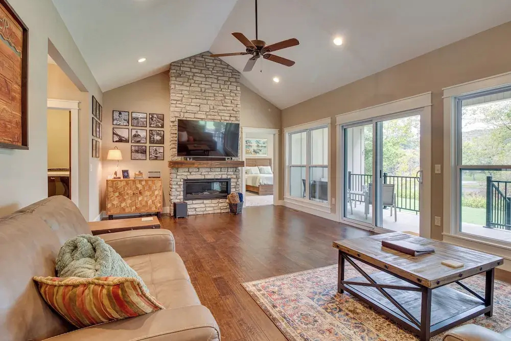 photo 1 of Flippin Home w/ Deck & Grill: Steps to White River