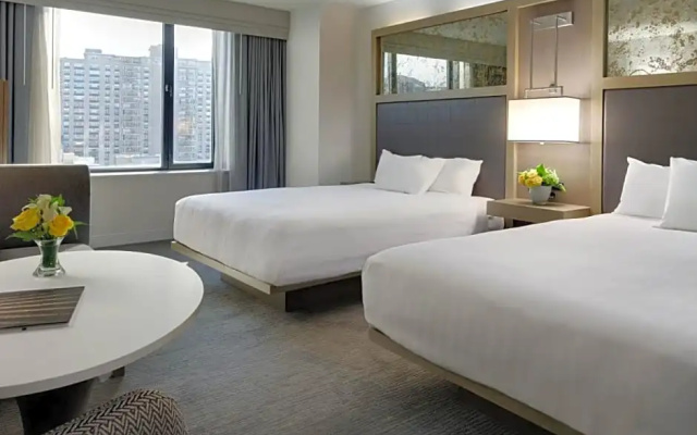 Quadruple room with city view