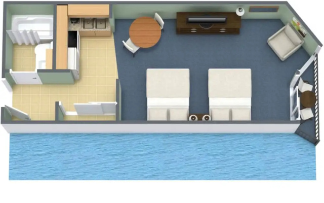 1 Bedroom Double Suite with ocean view