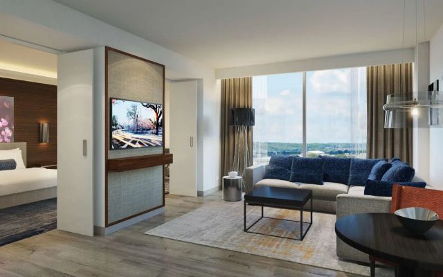 1 Bedroom Corner Double Suite with city view