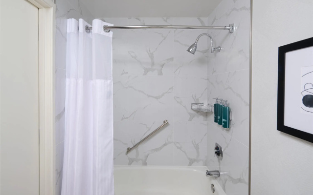 Accessible Roll-in Shower Double room with garden view