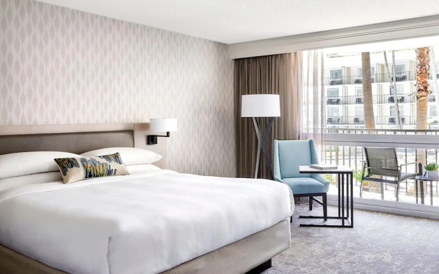 Accessible Double room with balcony and with pool view