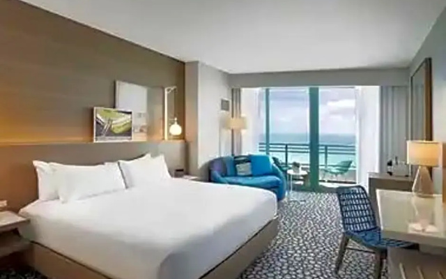 Room with balcony and oceanfront