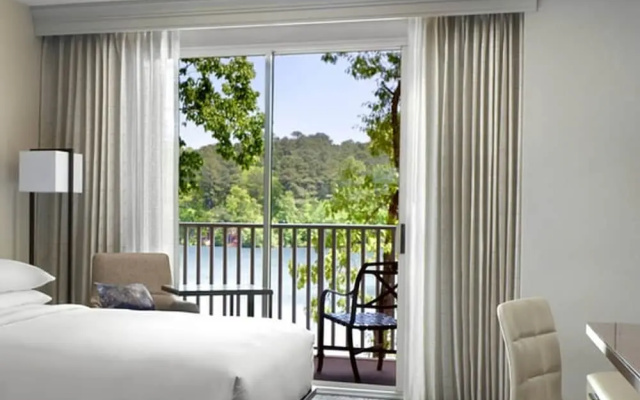 Deluxe Quadruple room with balcony and with lake view