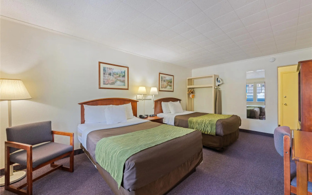 Standard Quadruple room with balcony and with river view