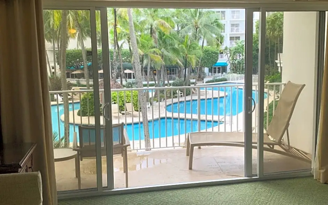 1 Bedroom Double Suite with pool view