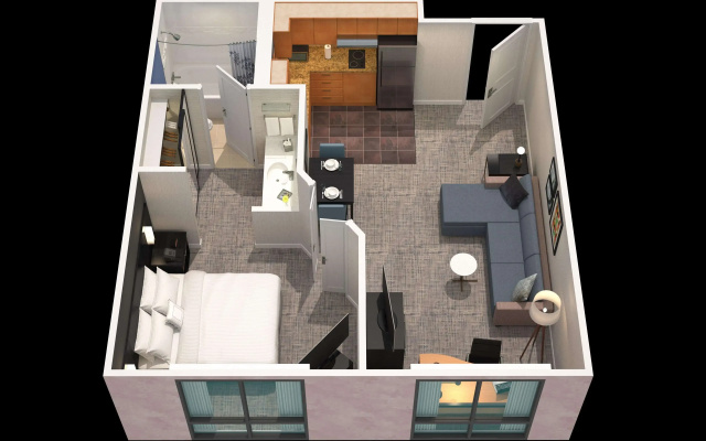 1 Bedroom Double Suite