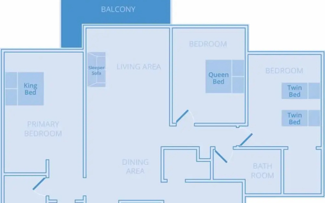 3 Bedrooms Suite
